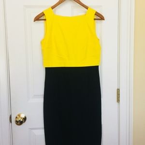 Ralph Lauren Yellow and Black Dress